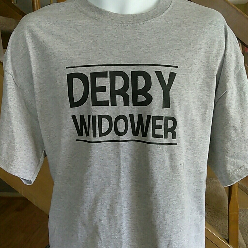 Roller Derby Widower screen printrd tee, NEW